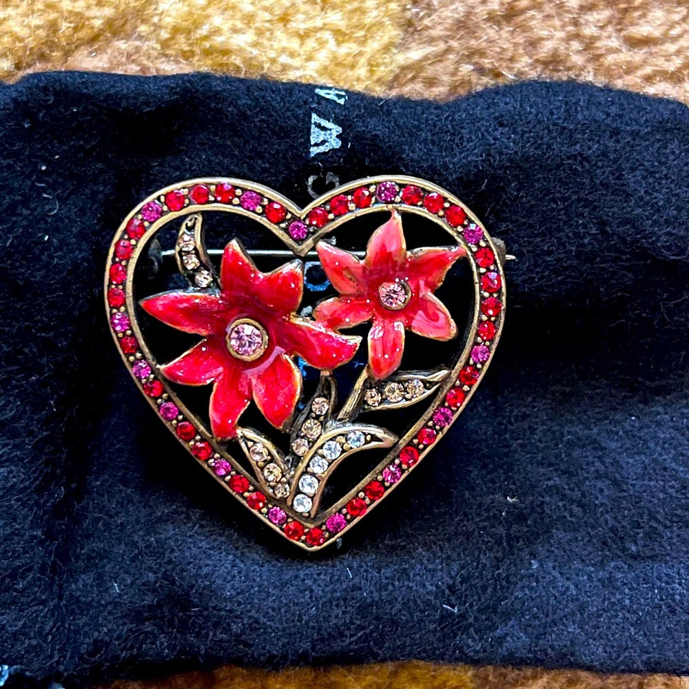 Jay Strongwater Flower Pin